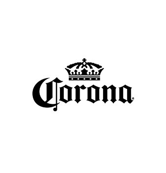 corona logo bw